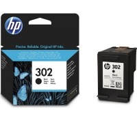 HP 302 BK (F6U66A) Siyah Mürekkep Kartuş