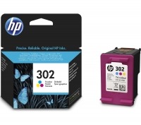 HP 302 CL (F6U65A) Üç Renk Mürekkep Kartuş